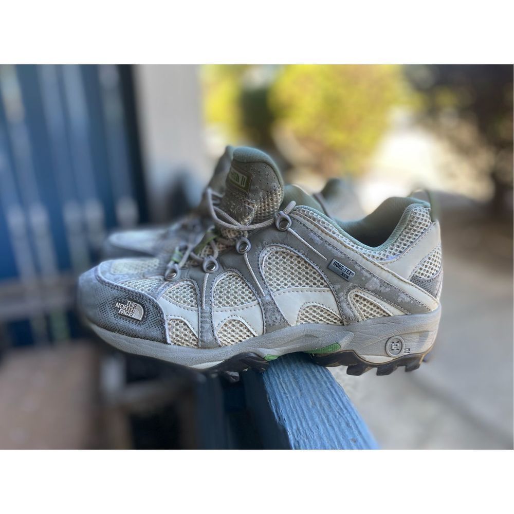The North Face Gray and White Women's Sneakers